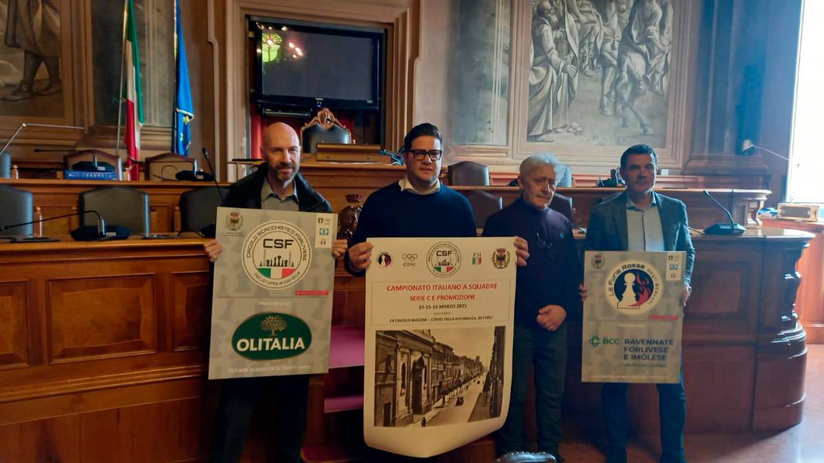 Forlì, arriva il campionato italiano di scacchi