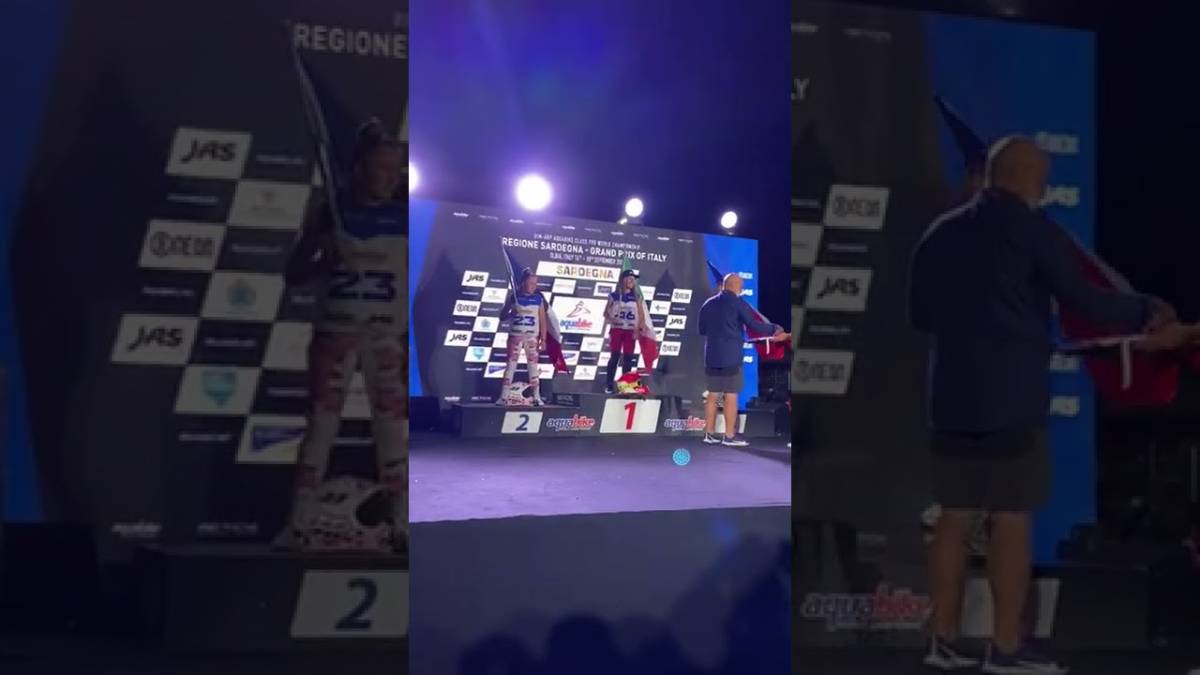 Moto d'acqua, la forlivese Naomi Benini campionessa del mondo VIDEO