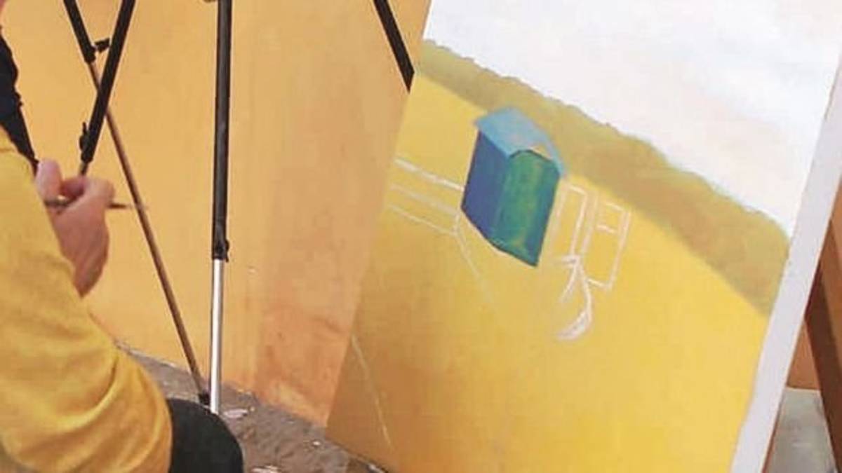 Dipingeva in centro a Ravenna sotto il portico, pittore diffidato