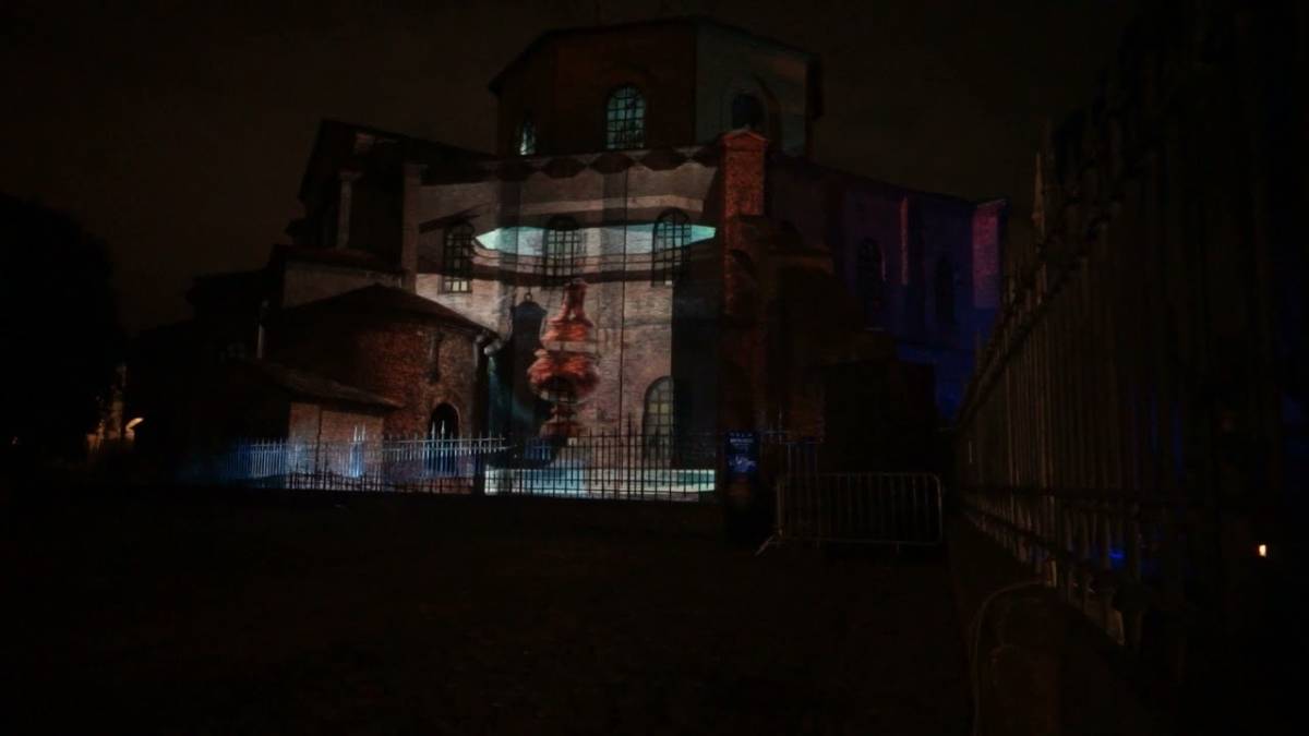 Ravenna, la magia del videomapping a San Vitale