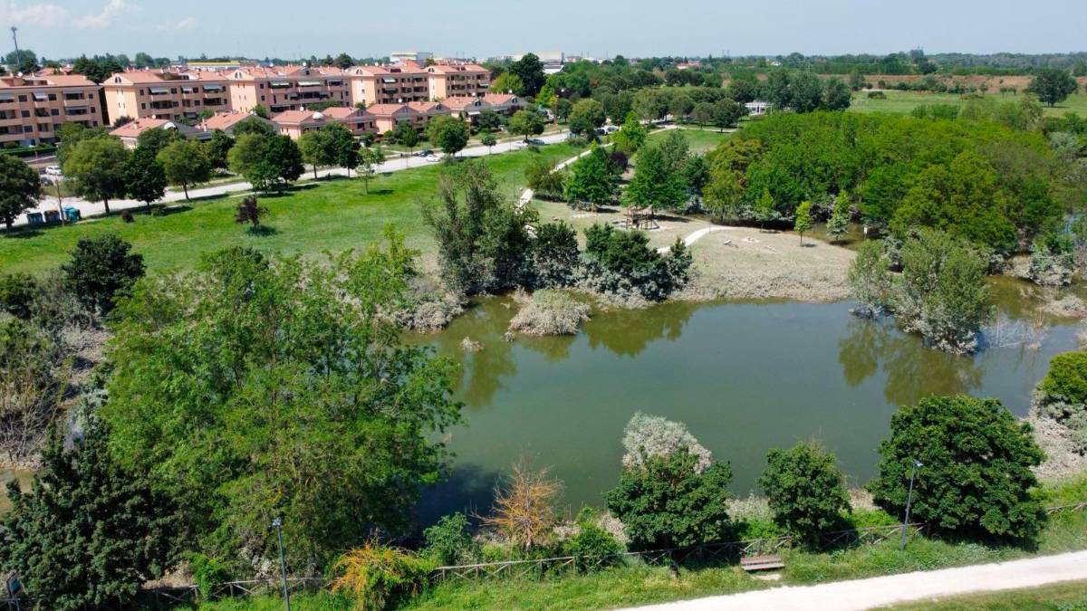 Il laghetto al Parco Ippodromo
