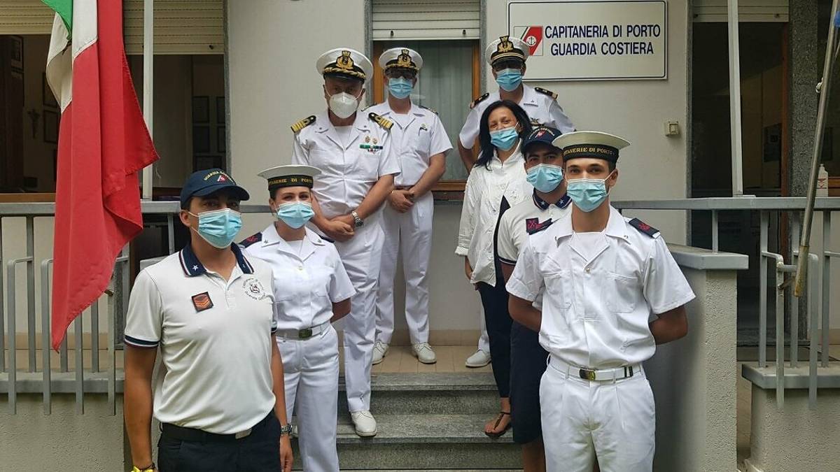 Riccione, il sindaco Tosi in visita alla Capitaneria di Porto