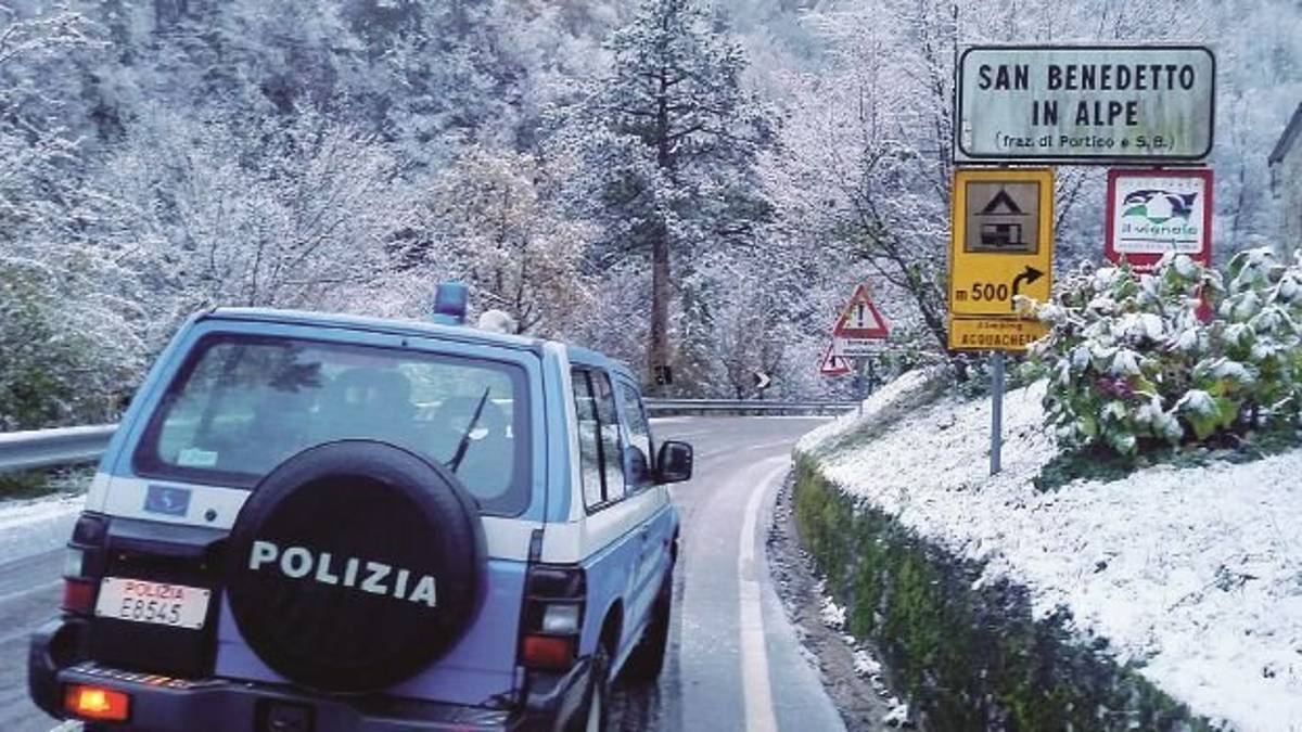 In Campigna cade la neve ma per sciare è ancora presto