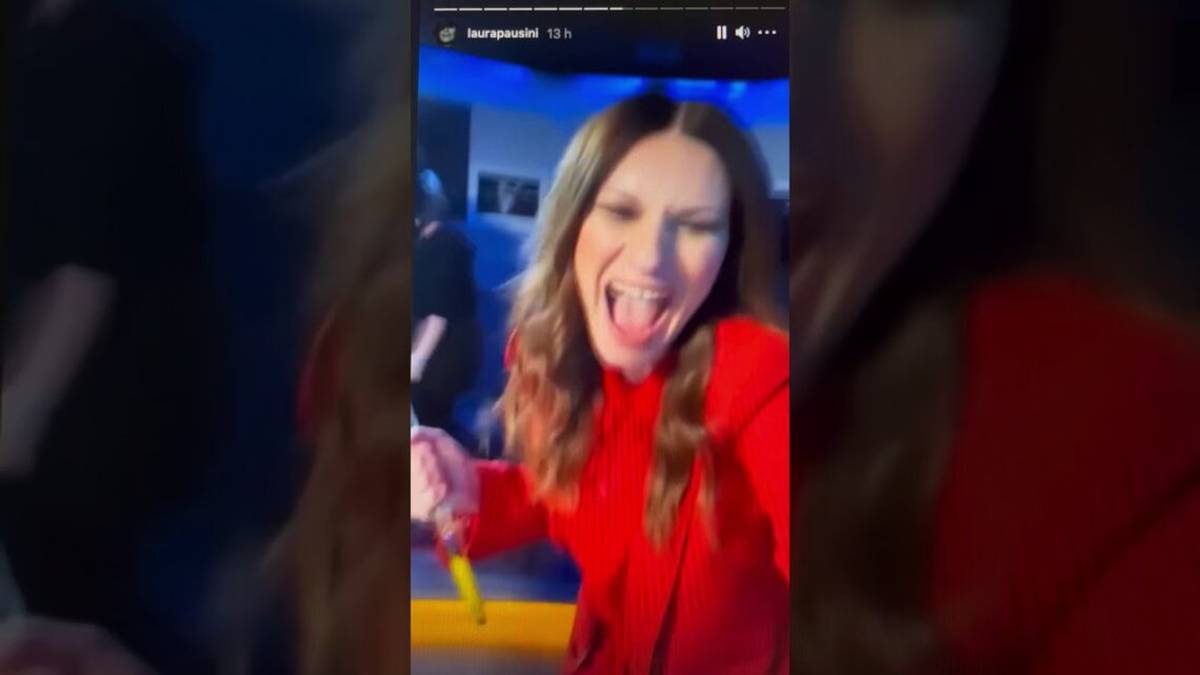 L'urlo di gioia di Laura Pausini: «Porca miseria!»