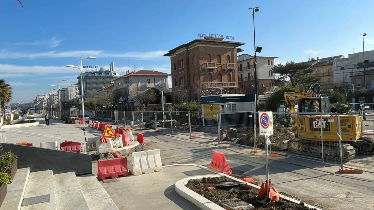Cattolica, lungomare Rasi-Spinelli: da febbraio la posa della nuova pavimentazione