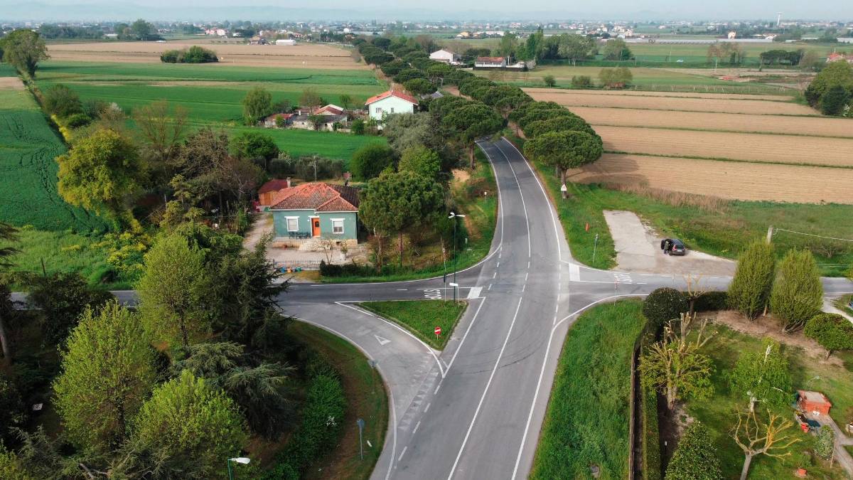L’incrocio dove nascerà la rotatoria