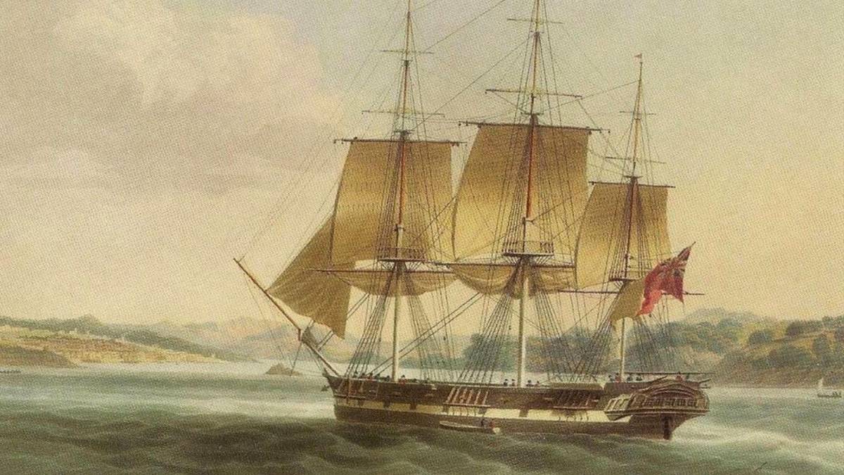 Un vascello che ricorda alla lontana il Westmorland