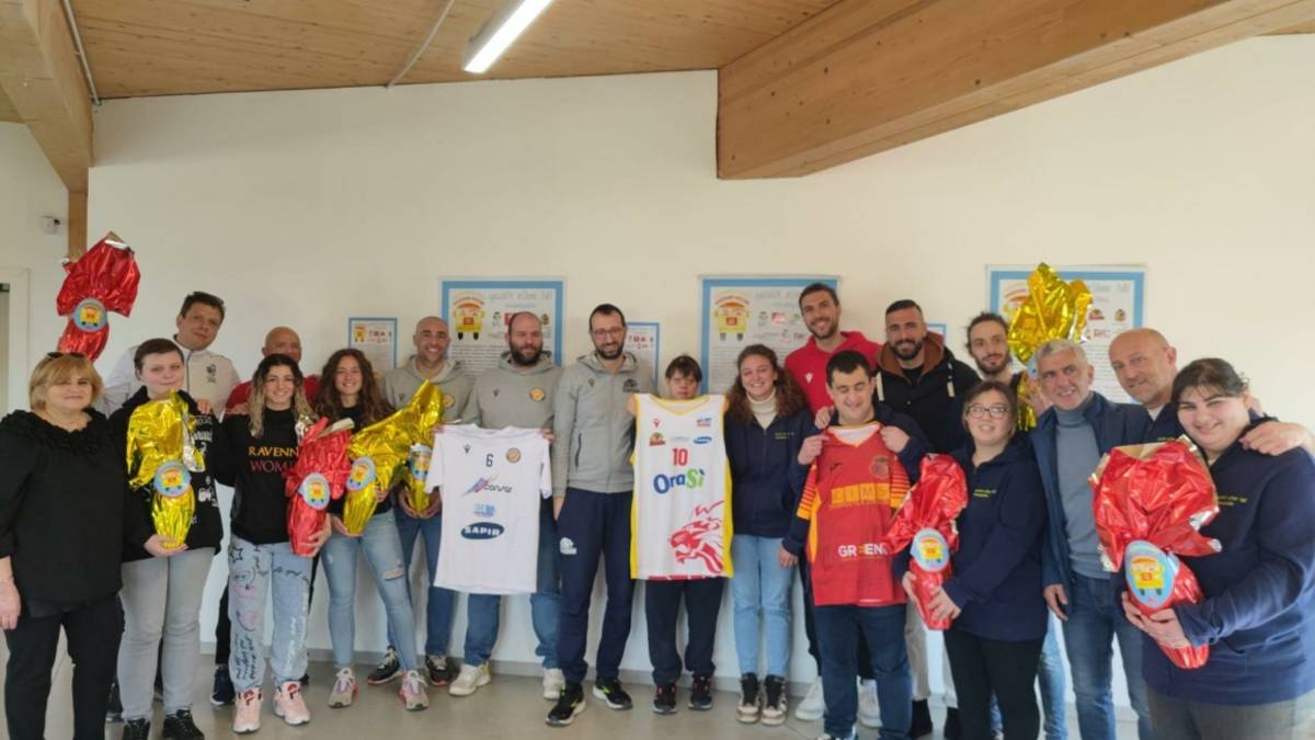 Ravenna, uova di Pasqua benefiche per Spazio 104 Insieme: anche lo sport scende in campo