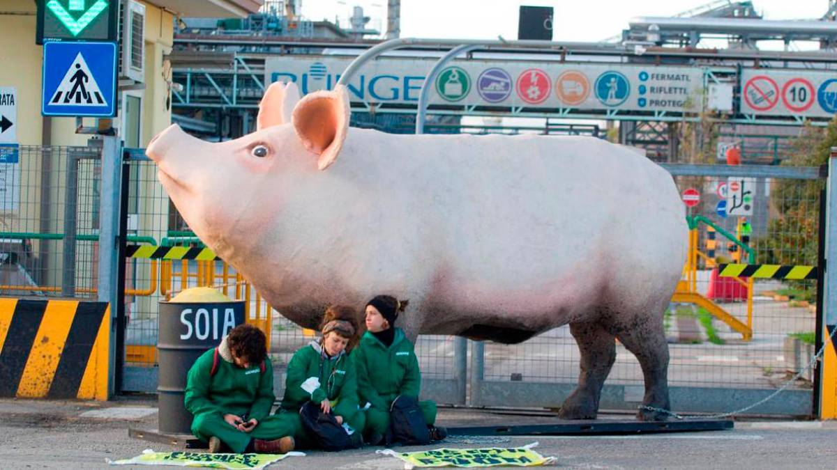 Un momento della protesta del novembre 2021 (Fiorentini)