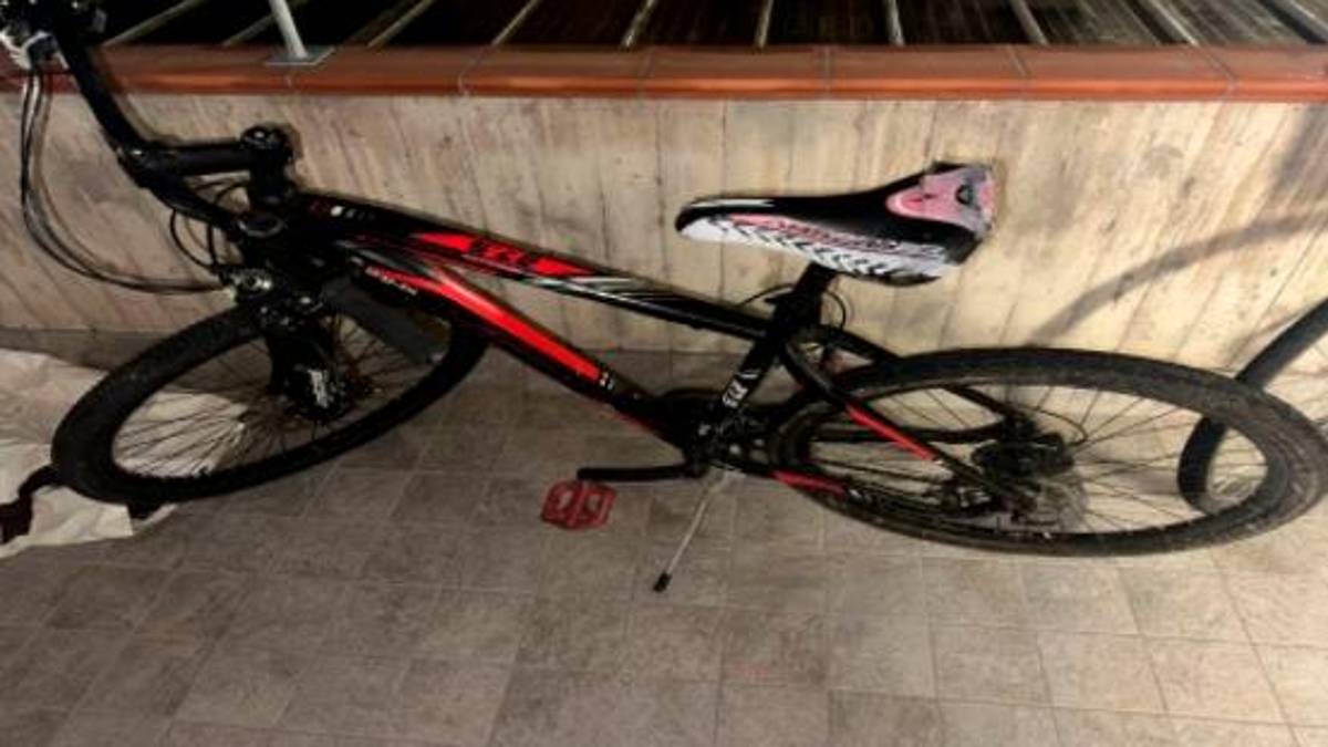 Una delle due bici sequestrate