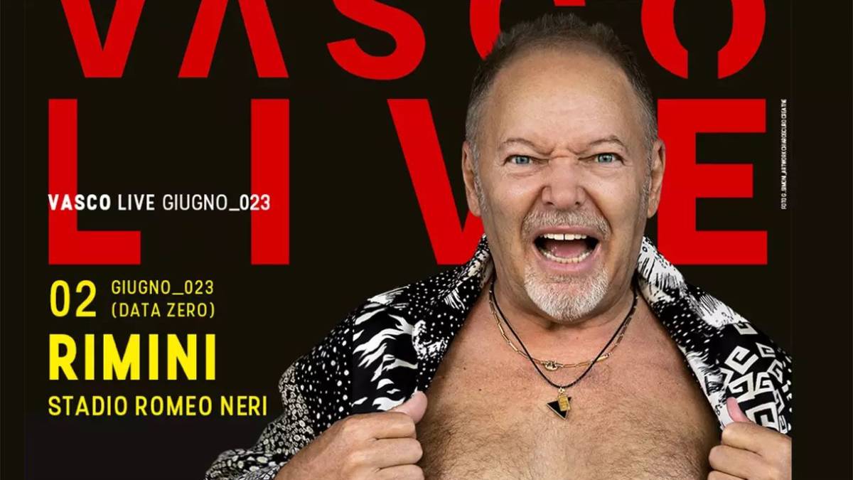 Vasco Rossi a Rimini: 24 mila posti allo stadio, il Comune investe 225mila euro