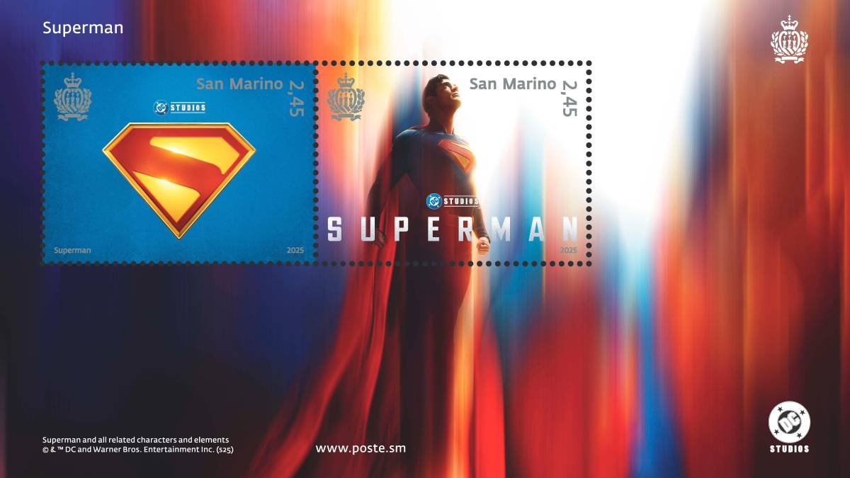 San Marino, omaggio a Superman con un francobollo