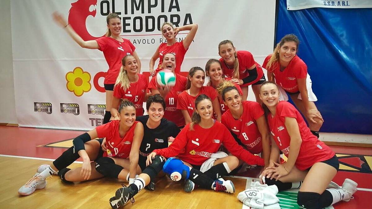 Volley donne, la Conad Ravenna vince 4-0 il test con la Clai Imola