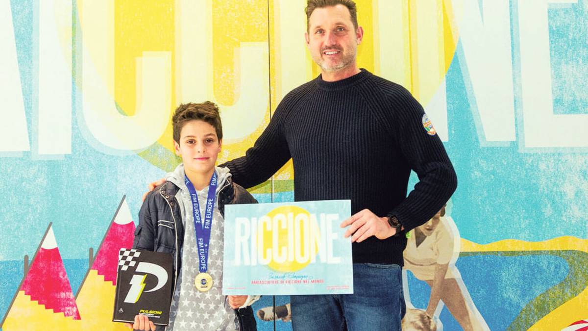 Emanuele Campagna, il giovane motociclista è il nuovo ambasciatore di Riccione