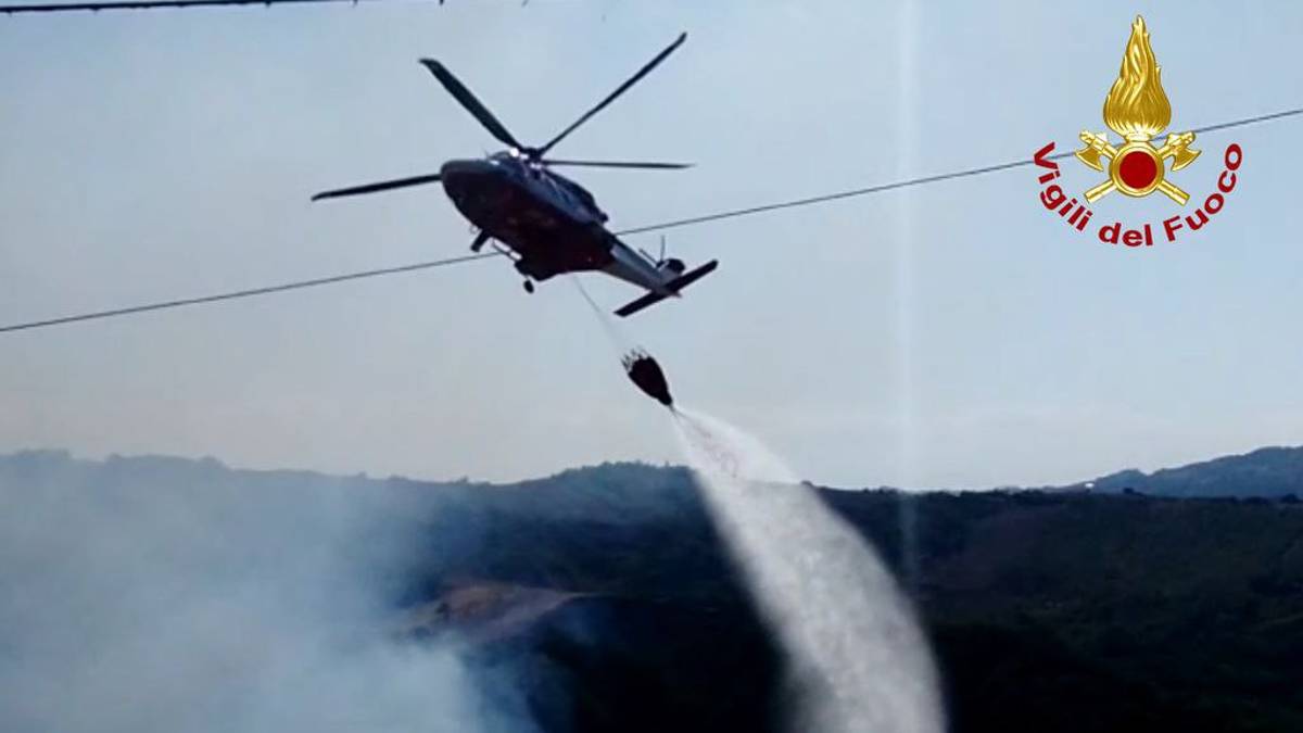 La Romagna brucia: ancora un incendio a Ponte Uso di Sogliano
