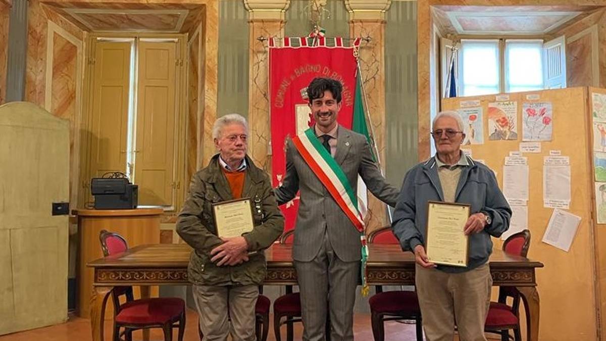 Bagno di Romagna, un riconoscimento ai fratelli Romano e Germano Del Testa