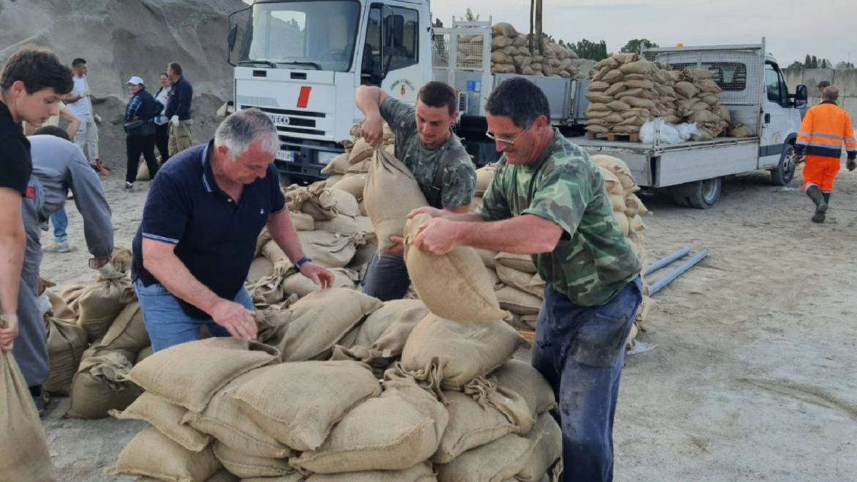 Maltempo, la Bassa Romagna continua a guardare il cielo