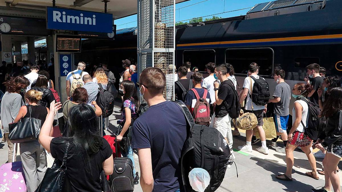 La stazione di Rimini