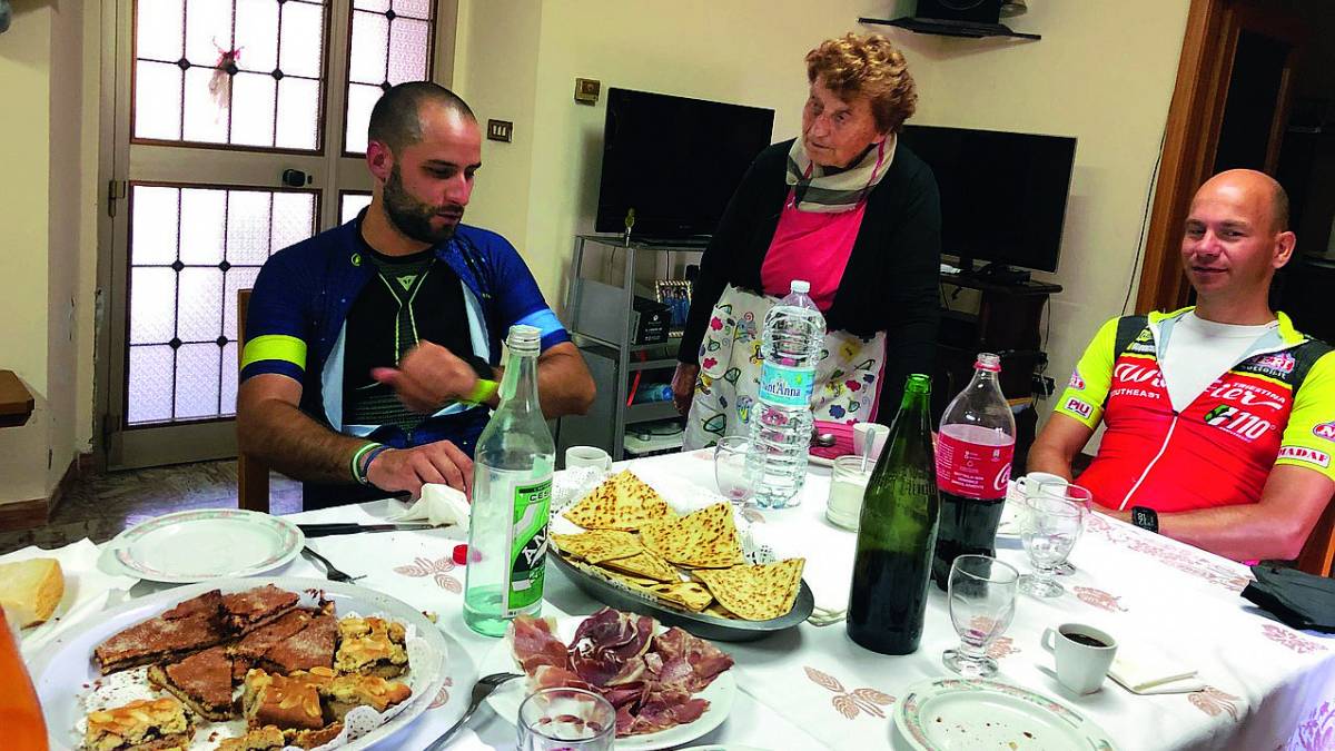 Alta Valmarecchia, cicloturismo con pranzo dagli anziani