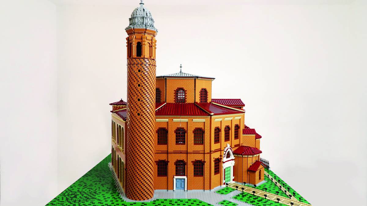 Arriva a Ravenna la Basilica di San Vitale fatta con 130mila Lego