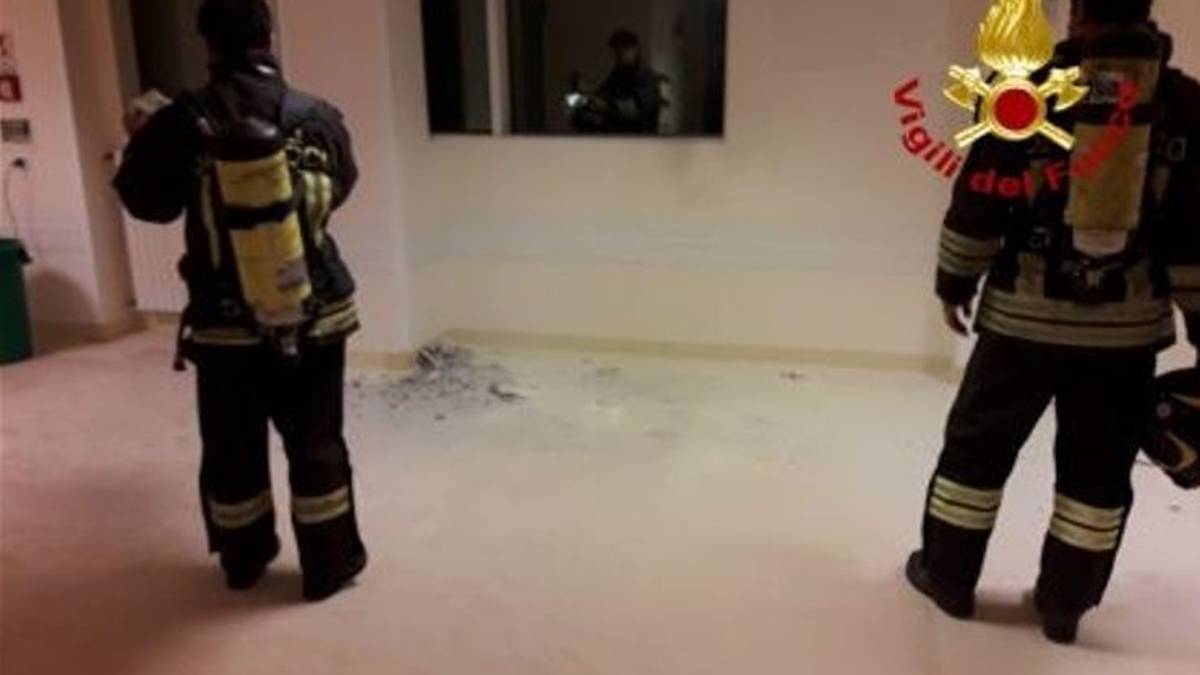 Verghereto, incendio in cantina: intervengono i vigili del fuoco