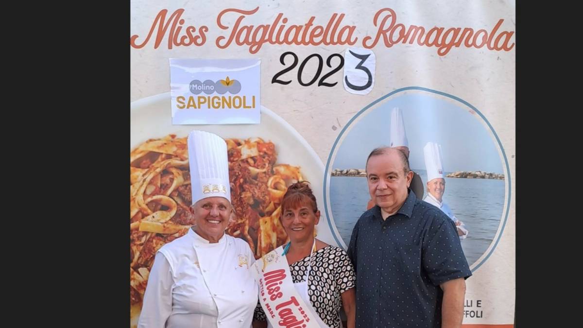 Gatteo Mare, eletta Miss tagliatella Romagnola 2023: Maria Vittoria conquista tutti a colpi di mattarello