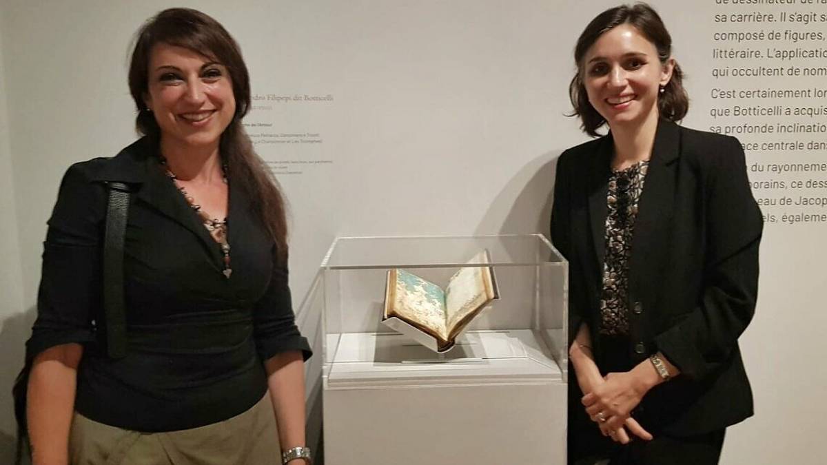Ravenna, un manoscritto della biblioteca Classense alla mostra su Botticelli a Parigi