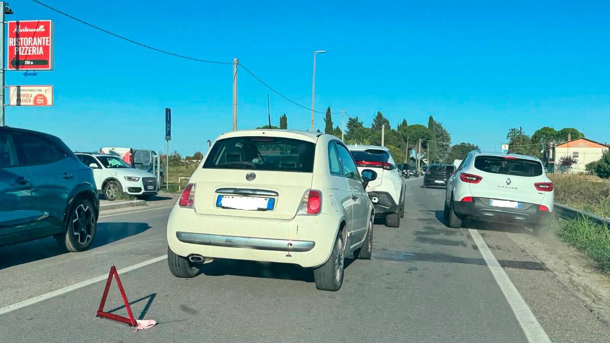 L’incidente di lunedì pomeriggio