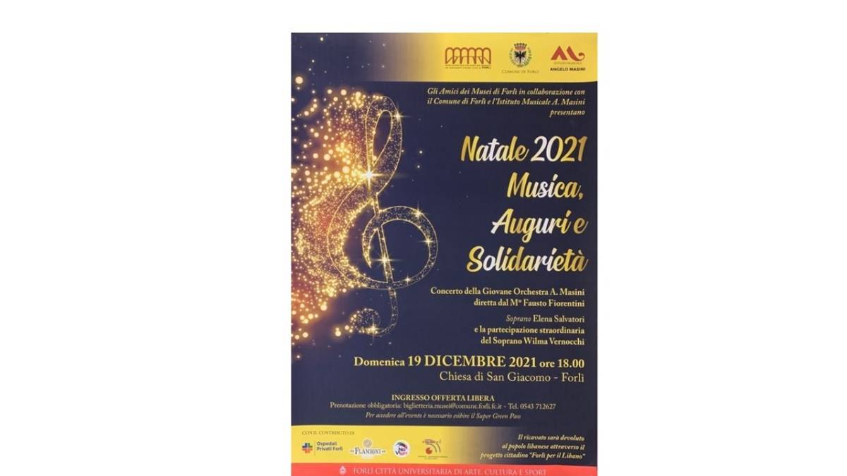 Forlì, domenica a San Giacomo un concerto di Natale pieno di solidarietà