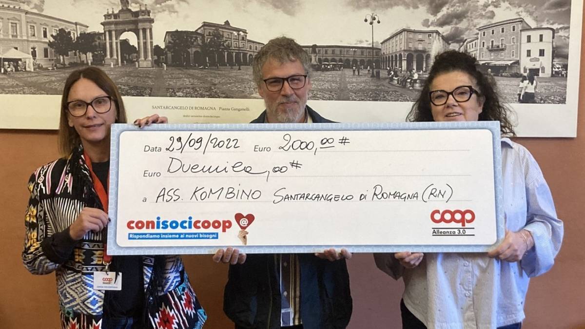 Santarcangelo, da Coop Alleanza 2mila euro per l'emporio solidale