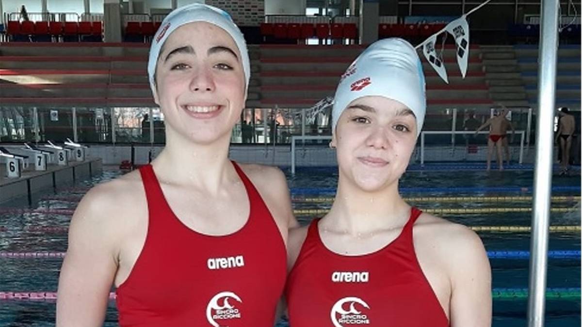 Nuoto sincronizzato, storiche medaglie per la Pol. Riccione con Torroni e Palmieri