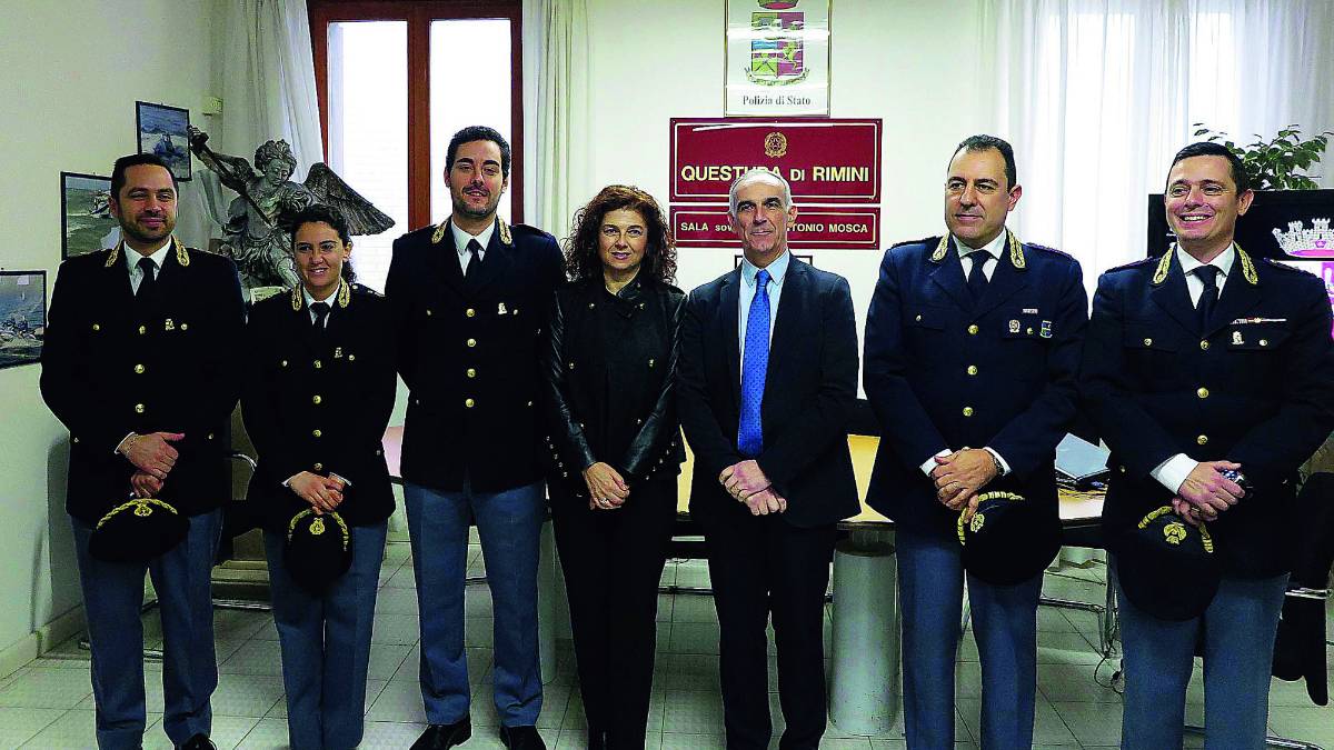 Una nuova squadra per la questura di Rimini