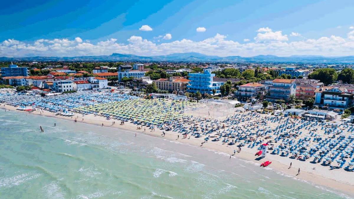 La spiaggia di San Mauro Mare