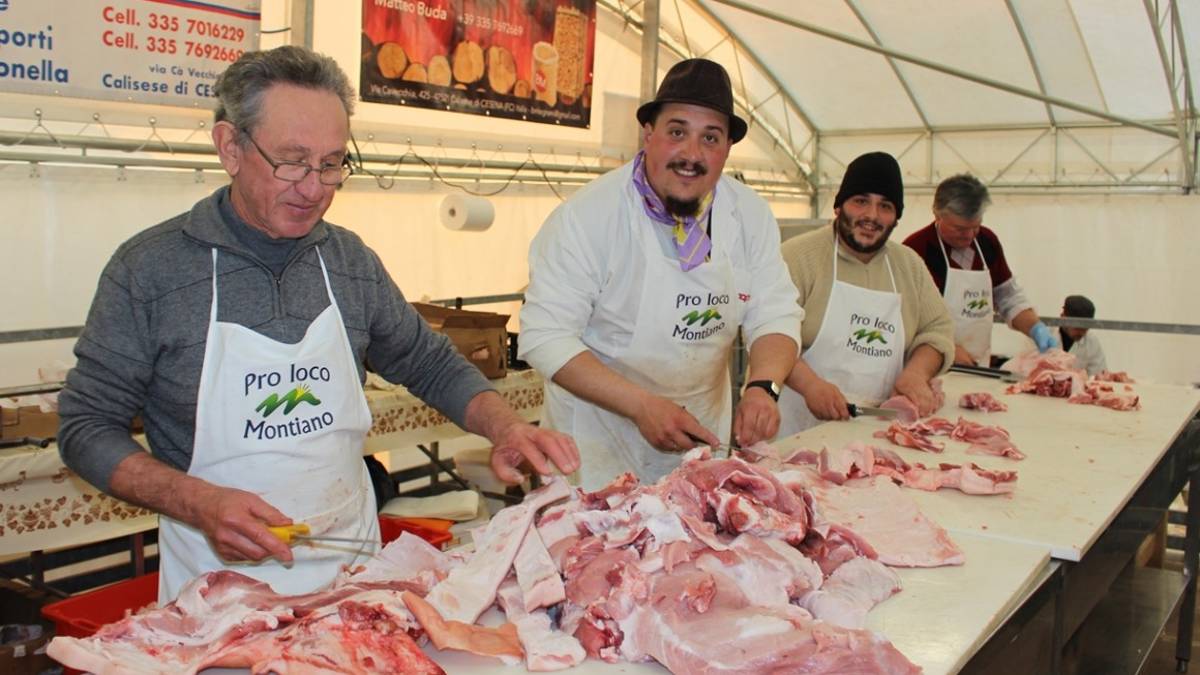 Montiano, torna la festa del maiale nel segno della tradizione dopo due edizioni saltate per il Covid