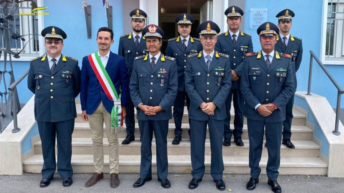 Cesenatico, Guardia di Finanza: la visita del Generale Maccani alla Tenenza