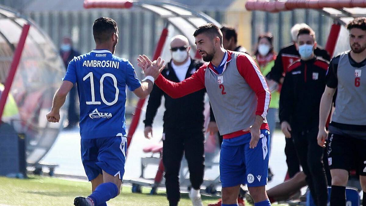 Calcio D, la fotogallery di Rimini-Lentigione 1-1