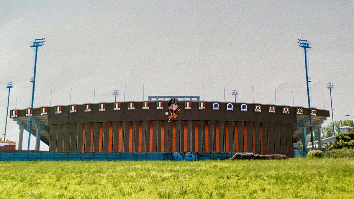 Rimini. Lavori allo stadio dei pirati che sarà intitolato a Zangheri
