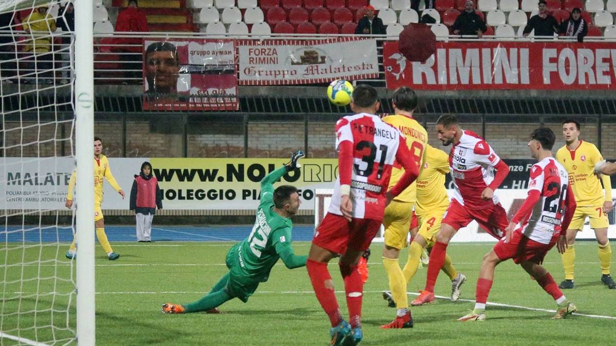 Calcio C, Rimini: Rosso verso il recupero