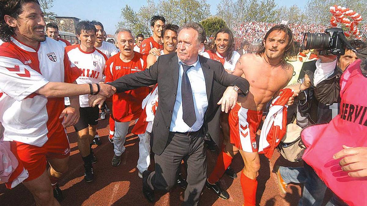 Vincenzo Bellavista ai tempi del Rimini Calcio