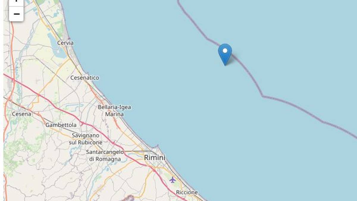 Terremoti notturni al largo tra Cesenatico e Bellaria-Igea Marina