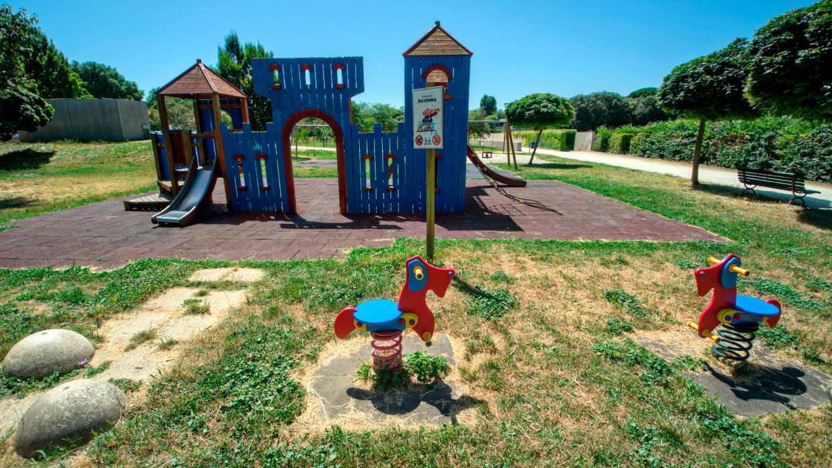 L’area giochi del Parco Teodorico (Foto Massimo Fiorentini)