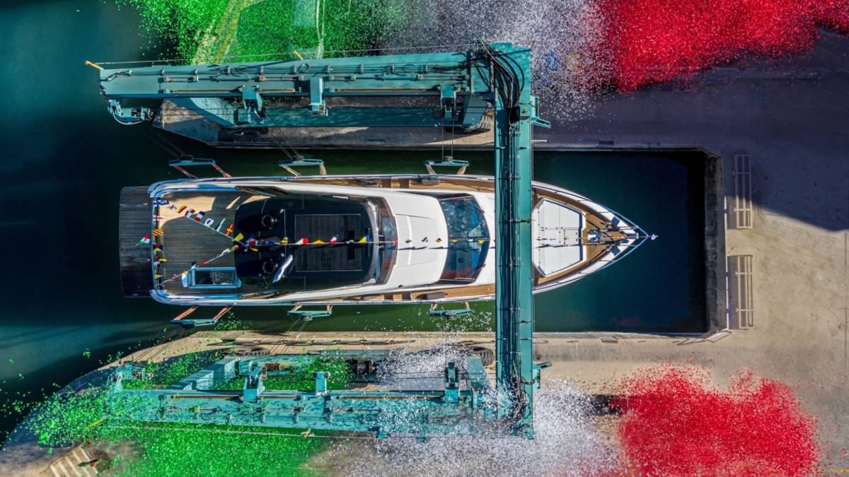 Cattolica, Ferretti riparte dopo l'incendio: ecco un nuovo yacht per un armatore maltese