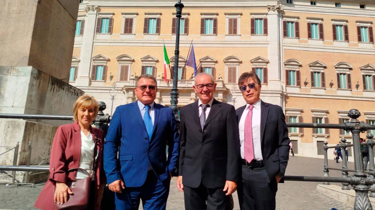 Da sinistra Maria Cristina Marconi, Marcello Dadi, Alfio Biagini, Marco Vespasiano
