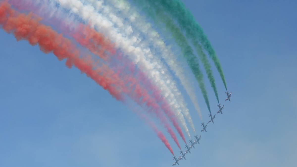 Frecce tricolori: che spettacolo sulla spiaggia di Rimini Foto Gallery