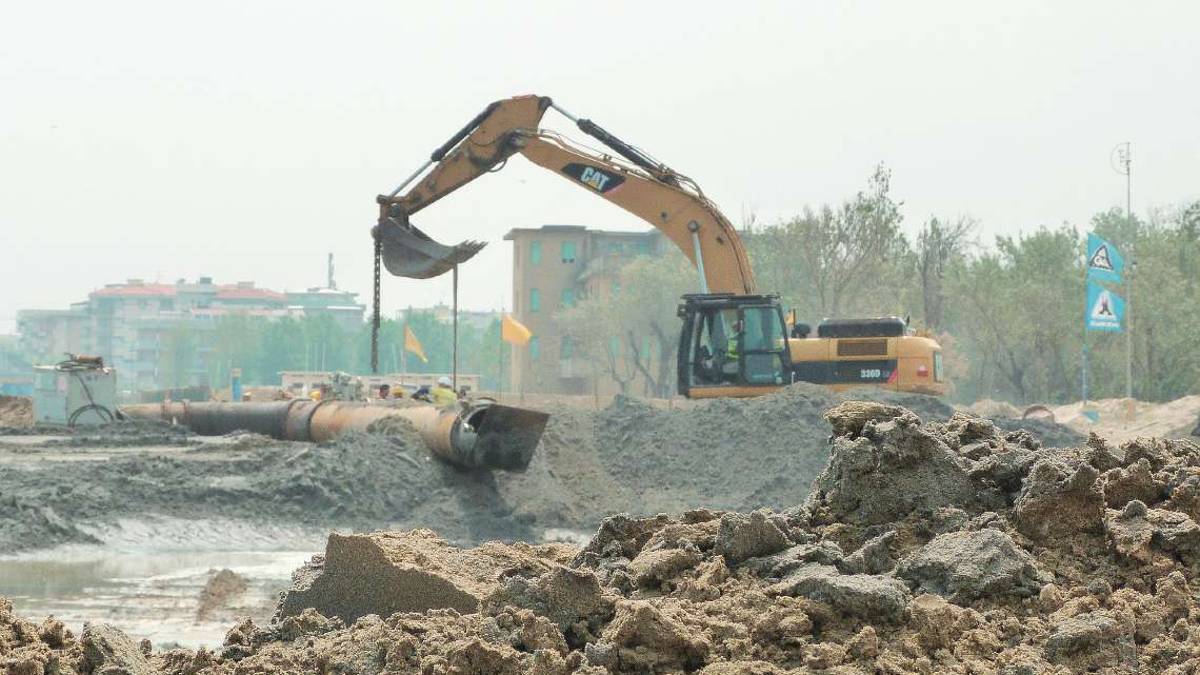 Cesenatico: la nuova sabbia andrà in gran parte a Ponente