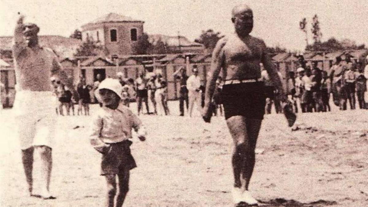 La gita in barca di Mussolini, ospite di riguardo di Riccione