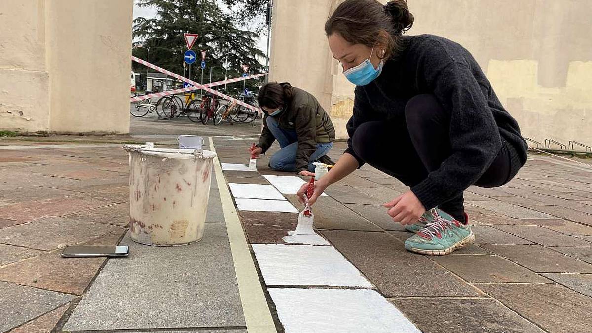 Forlì, nuovi giardini nell'area dei Portici