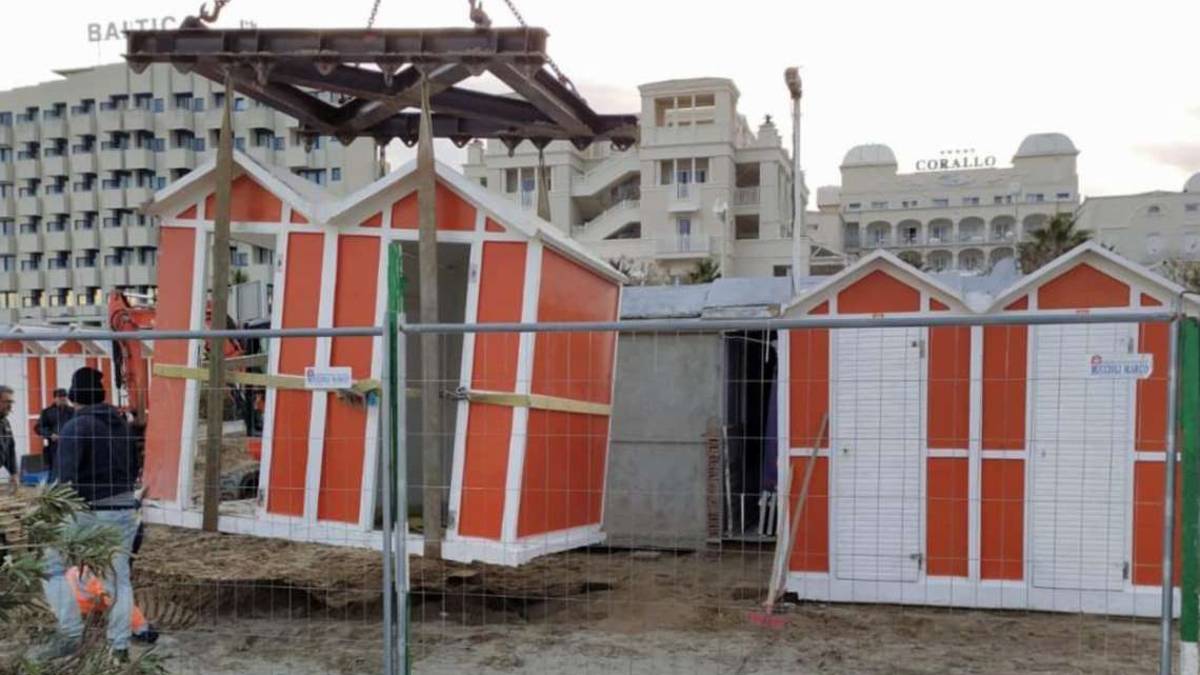 Riccione, nuovo look per la spiaggia 53 verso l'estate 2022