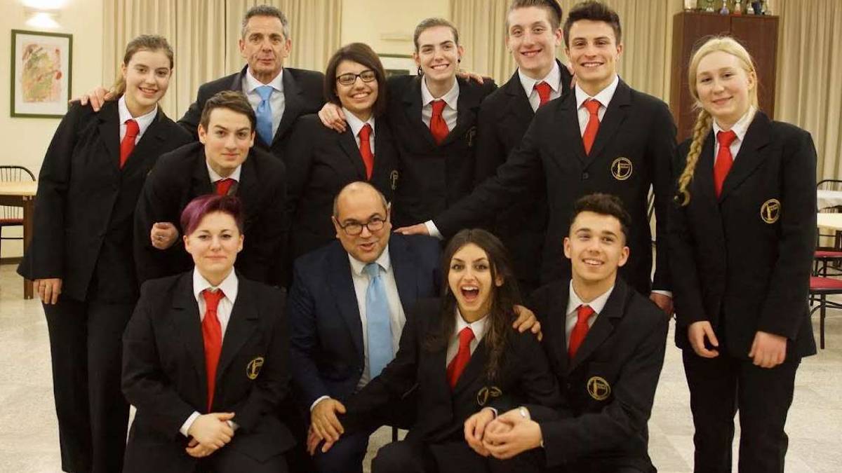 Forlimpopoli. Cena-evento degli studenti di quinta dell'Artusi