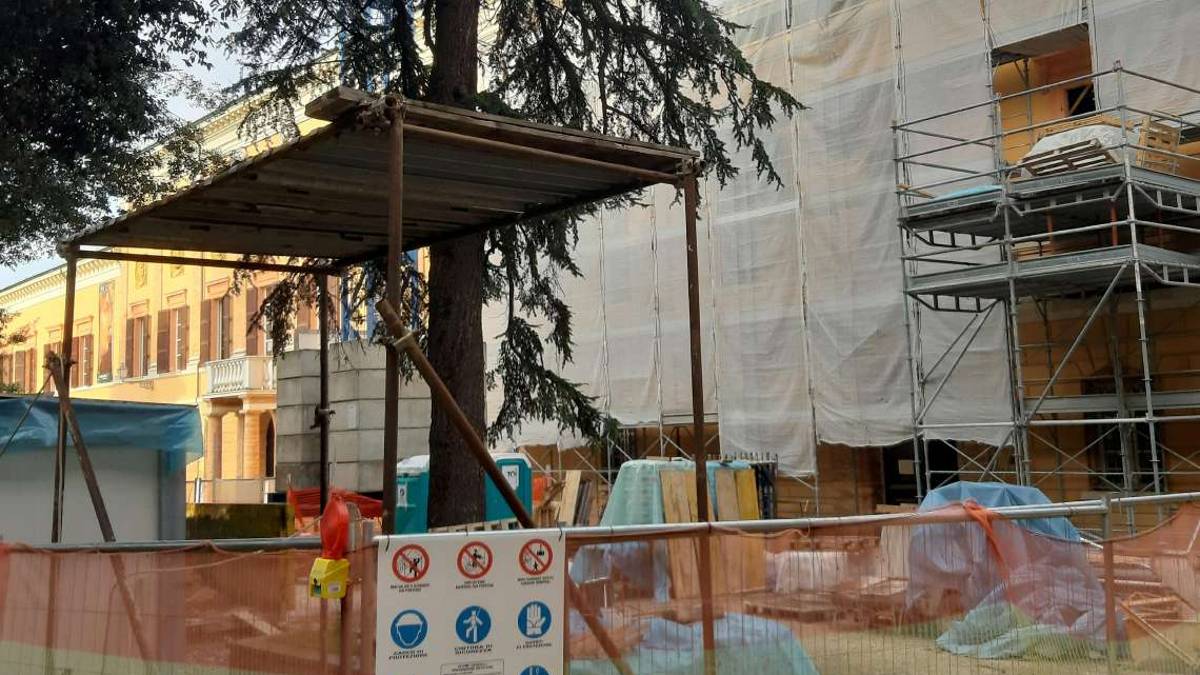 Cesena, Malatestiana: la fine dei lavori slitta di altri 2 mesi